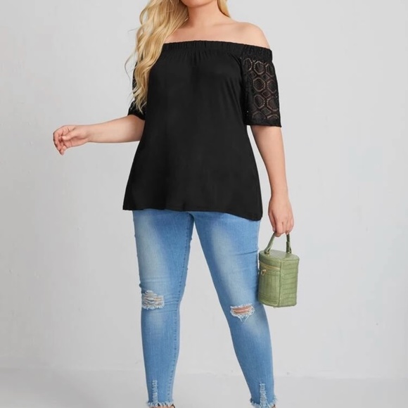 NWOT SHEIN Plus Off Shoulder - Picture 6 of 11